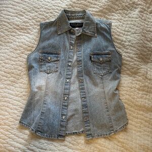 Juicy Jeans Sleeveless Denim Top Small